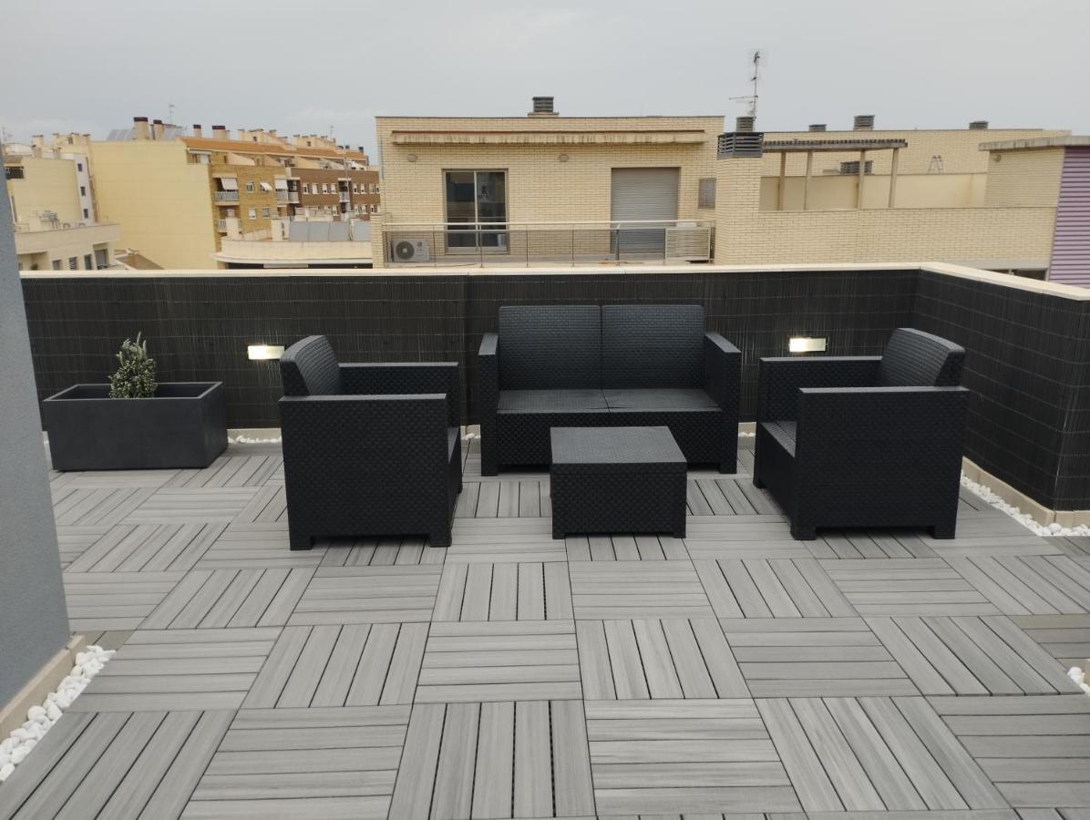 Atico Con Hidromasaje, Terraza Y Piscina En Ebrehogar Apartment Amposta Exterior photo